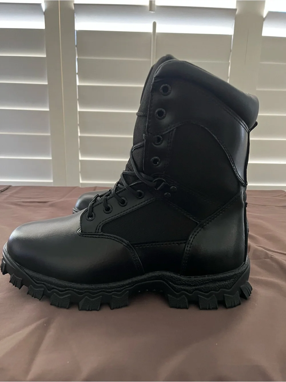 Rocky black boots men's 7.5